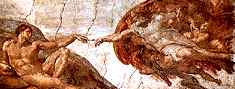 Aadamin luominen - kuva (Michelangelo)