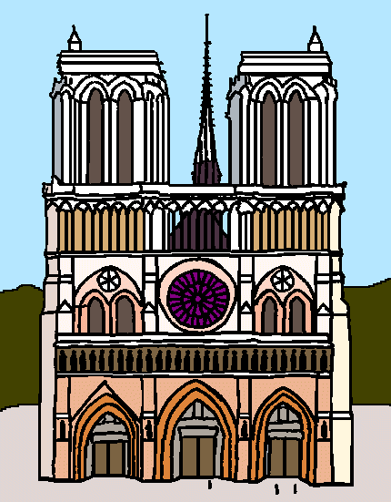 Notre Damen katedraali - mahtava goottilainen kirkko